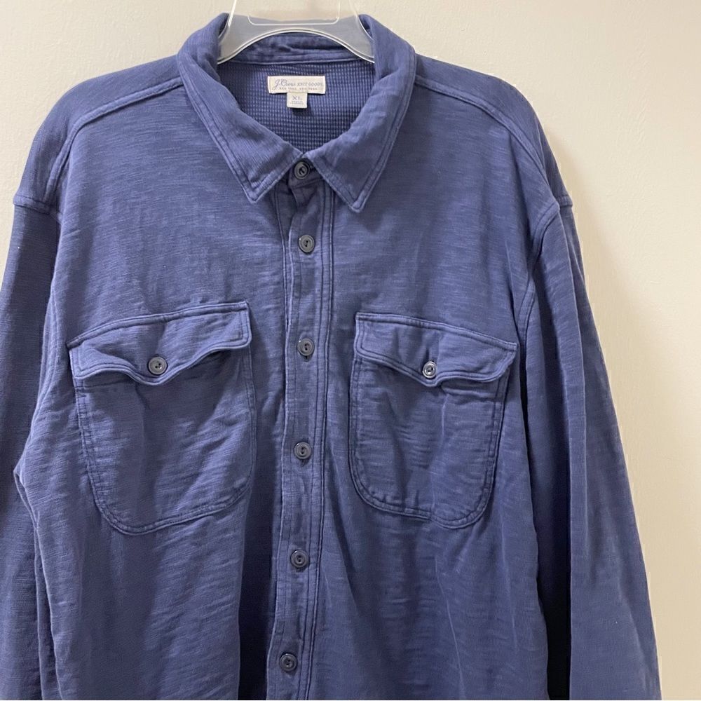 J. Crew Waffle-lined Garment-Dyed Men’s Harbor Shirt - Size XL - Picture 4 of 5